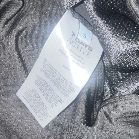 7 Days Active black running shorts - Picture 4 of 4